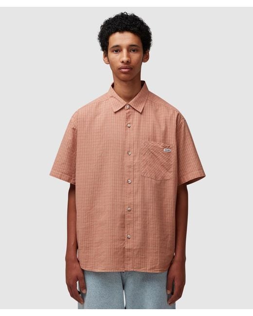 POLAR SKATE Brown Mitchell Shirt ( for men