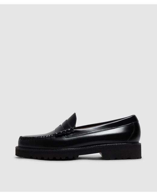 G.H.BASS Black Weejun 90S Larson Penny Loafer for men