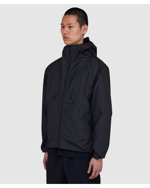 Goldwin Blue Ripstop Hooded Jacket for men