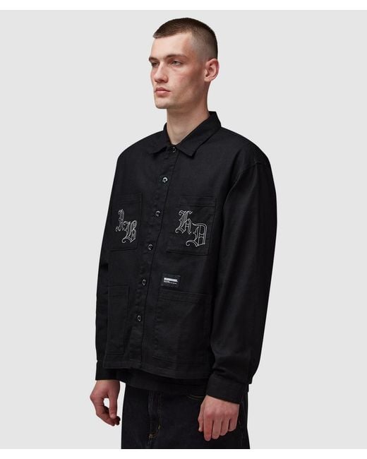 Neighborhood Black Embroidery Shirt for men