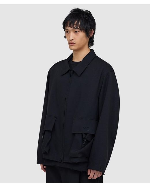 Y-3 Blue Uniform Jacket for men