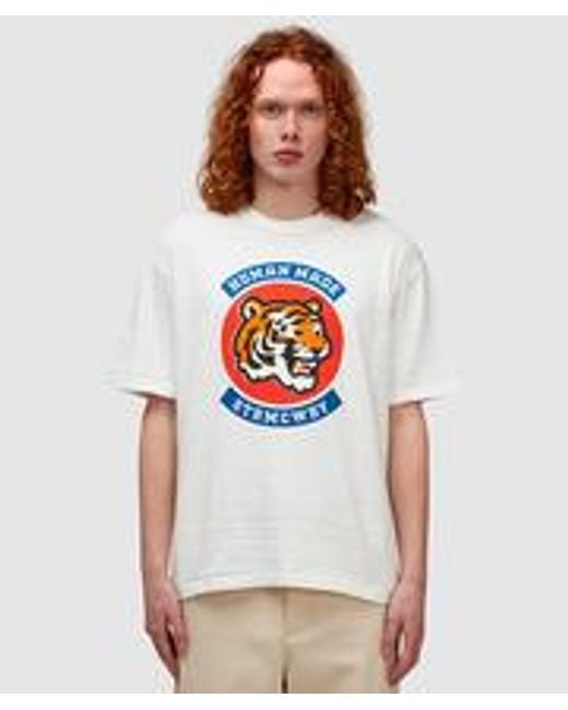 Human Made White Circle Tiger T-shirt for men