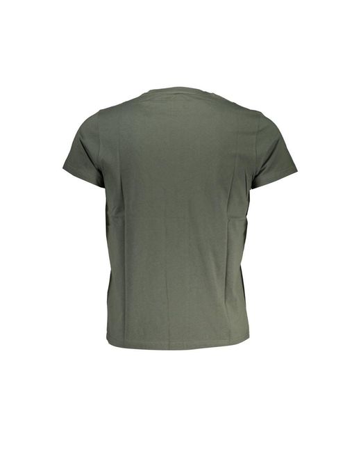 K-Way Green Cotton T-Shirt for men
