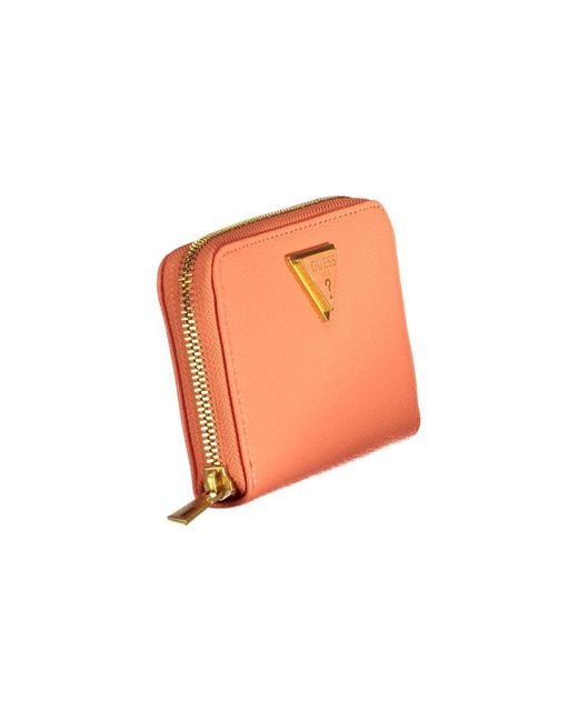 Guess Orange Polyethylene Wallet