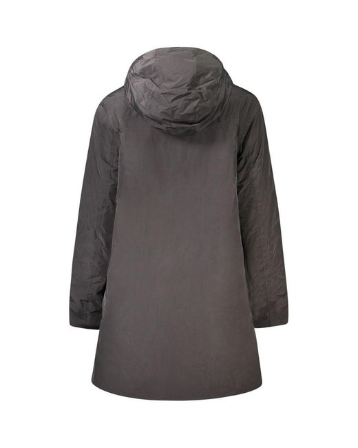 K-Way Gray Polyamide Jackets & Coat