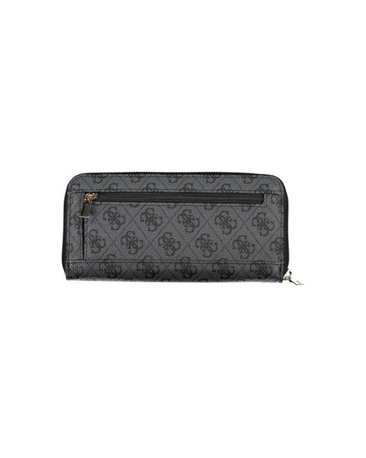 Guess Gray Chic Eco Wallet With Contrasting Details