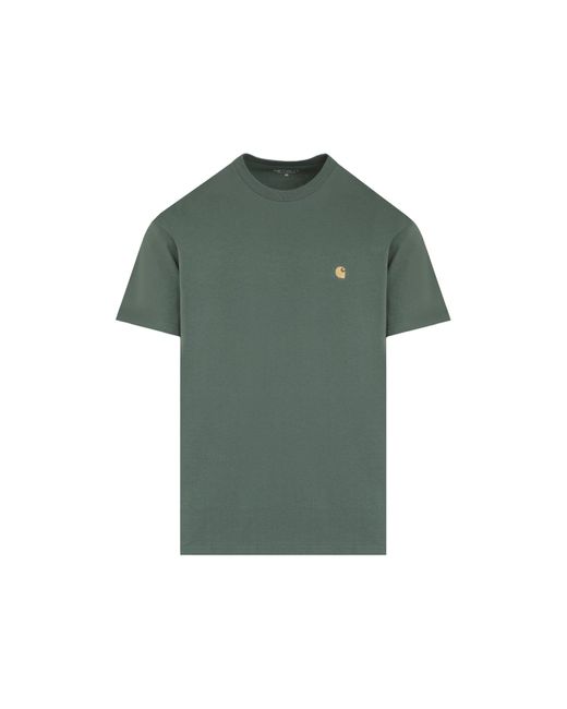 Carhartt Green Cotton Chase T for men
