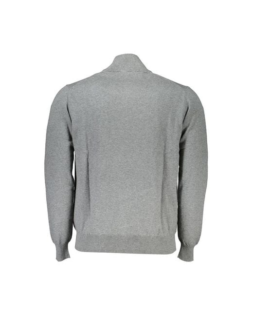 Harmont & Blaine Gray Cotton Sweater for men