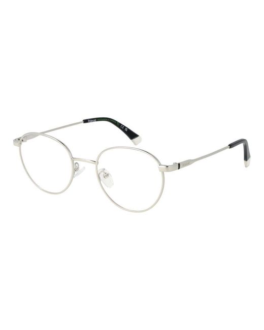Polaroid Metallic Silver Metal Glasses (frames)