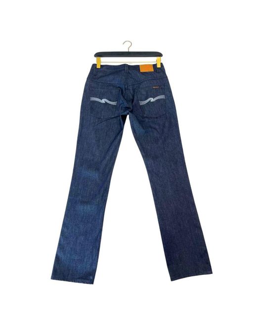 Nudie Jeans Blue Cotton Jeans & Pant for men