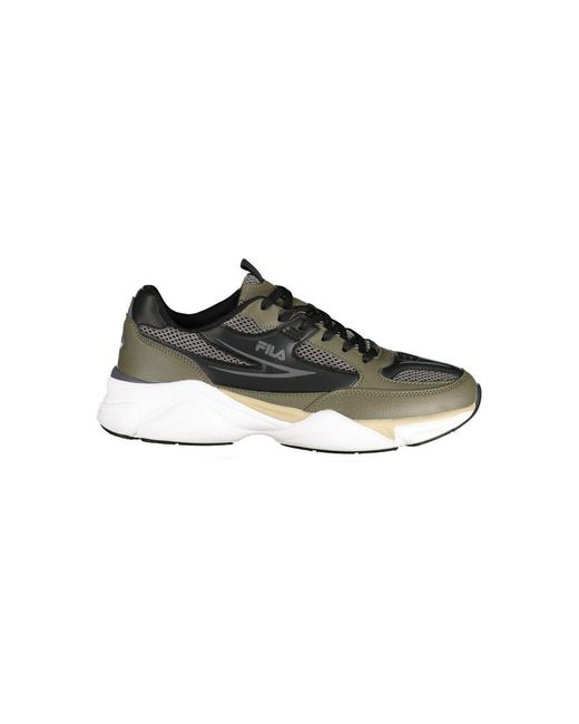 Fila Green Polyester Sneaker for men