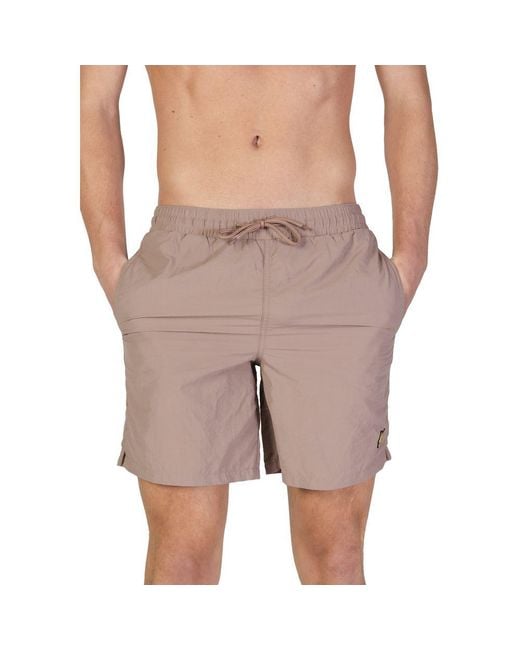 Lyle & Scott Natural Gray Nylon Swimwear for men