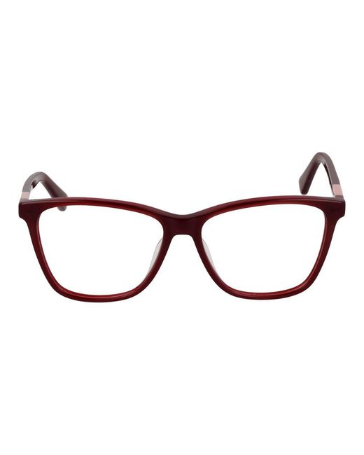 Longchamp Brown Red Acetate Glasses (frames)