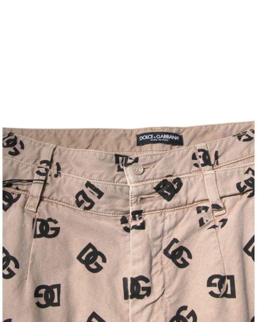 Dolce & Gabbana Gray Logo Cotton Skinny Denim Jeans for men