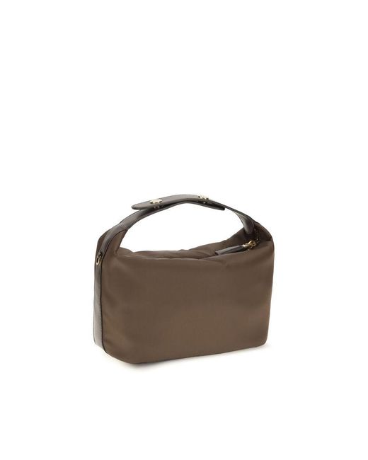 Prada Brown Recycled Polyamide Handbag
