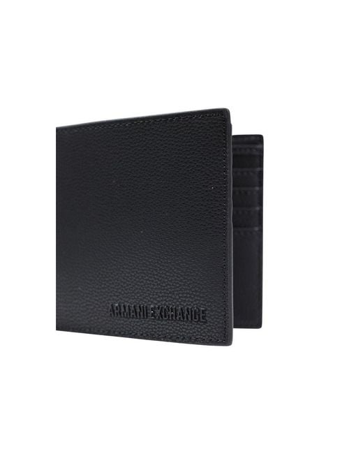 ARMANI EXCHANGE Black Polyester Wallet for men
