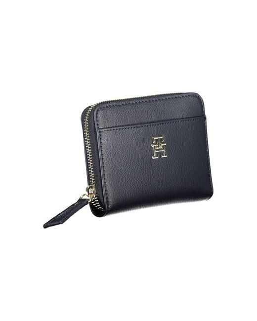 Tommy Hilfiger Blue Polyester Wallet