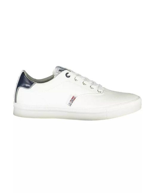 Napapijri Multicolor White Polyester Sneaker for men