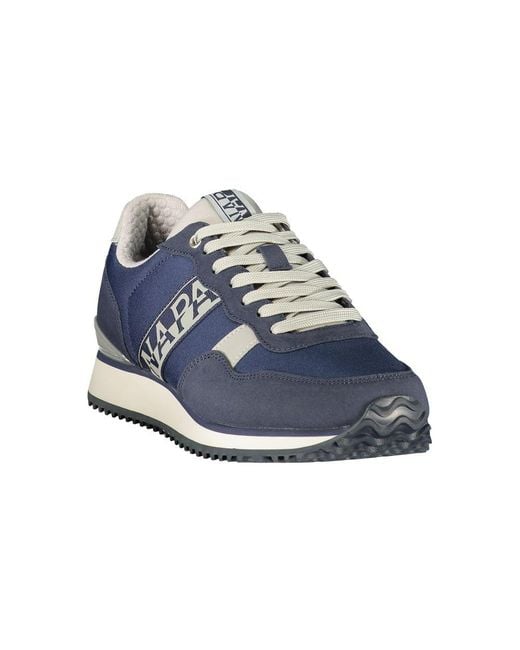 Napapijri Blue Polyurethane Men's Sneaker for men