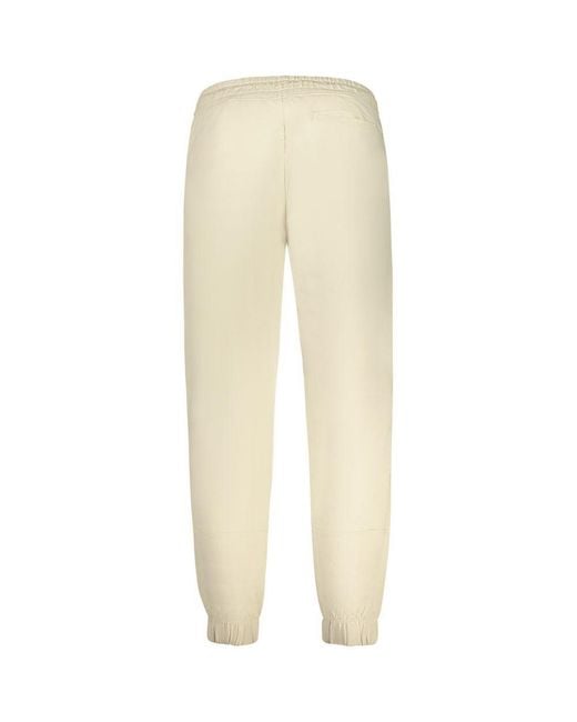 Guess Natural Beige Cotton Men's Sweatpant for men