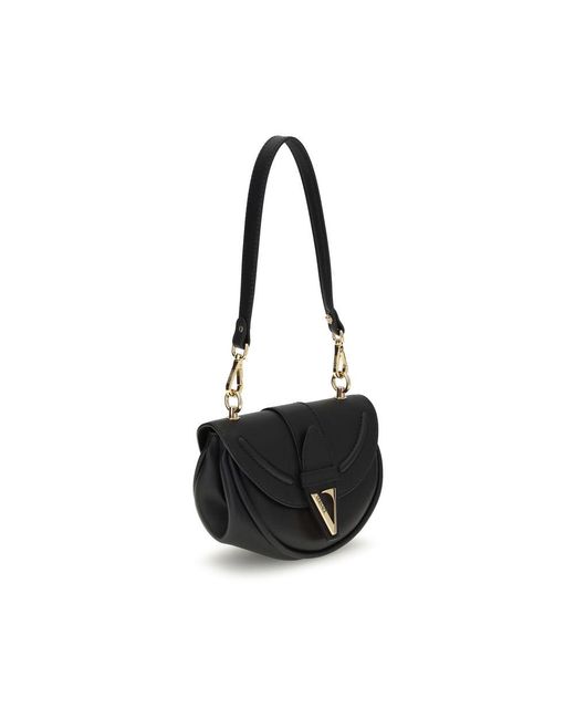 Versace Black Virtus Small Shoulder Bag for men