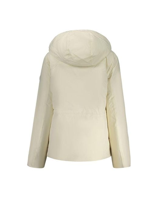 North Sails Natural White Polyester Parka Jacket