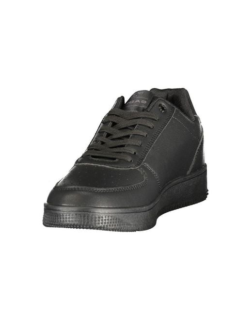 Gas Black Polyurethane Men's Sneaker for men