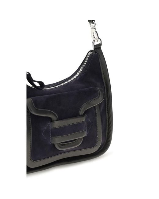 Pierre Hardy Black Calf Leather Bos Taurus Shoulder Bag