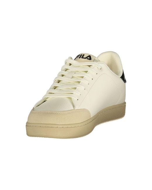 Fila Natural Bianco Poliestere Uomo Sneaker for men