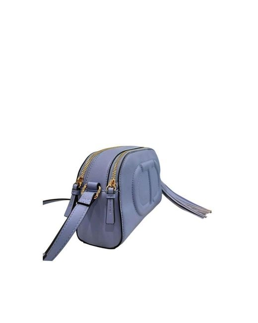 Twinset Blue Pu Crossbody