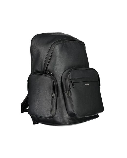 Calvin Klein Black Polyester Backpack for men