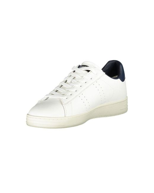 Blauer White Leather Sneaker for men