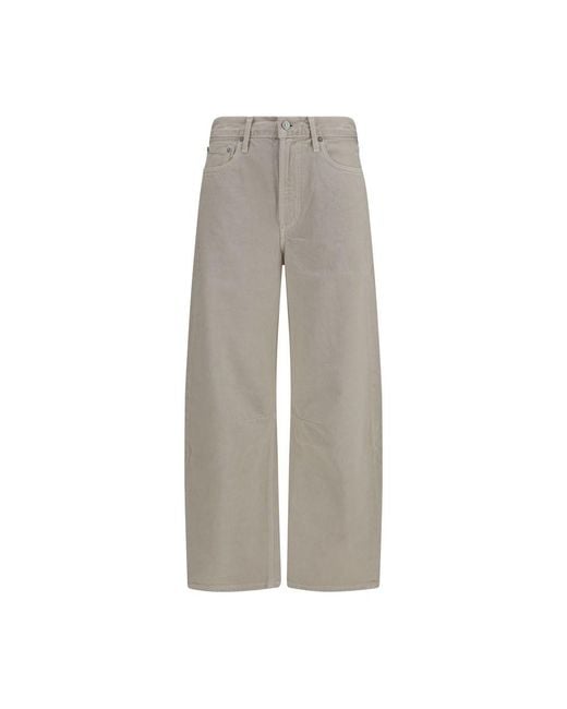 Citizens of Humanity Gray Beige Cotton Jeans Denim