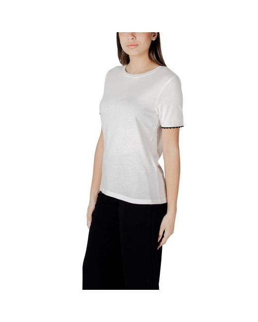 Street One White Cotton Tops & T