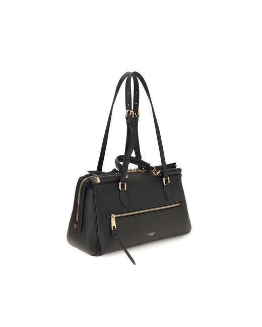 Dolce & Gabbana Black Calf Leather Bos Taurus Shoulder Bag