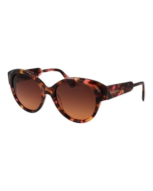 MAX&Co. Brown Plastic Sunglasses