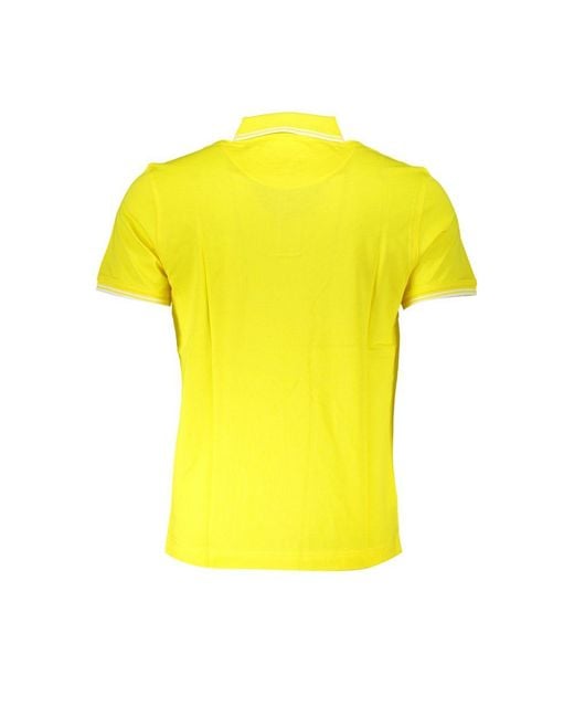Harmont & Blaine Yellow Cotton Polo Shirt for men