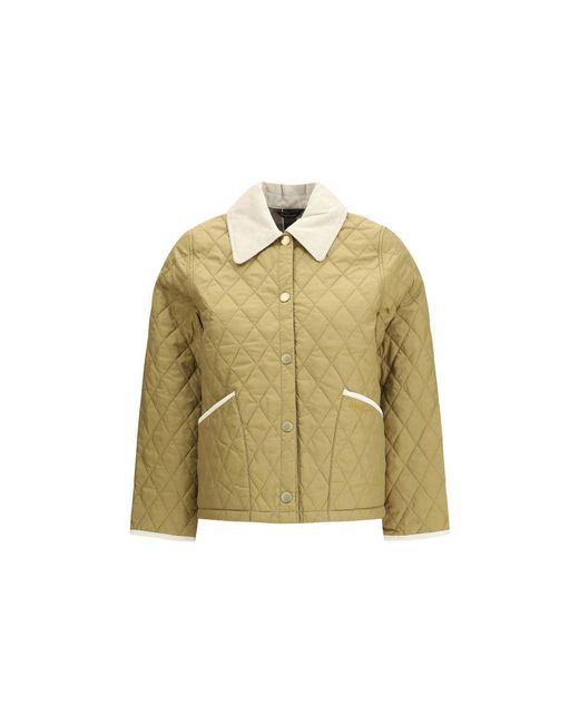 Barbour Green Beige Polyamide Jacket