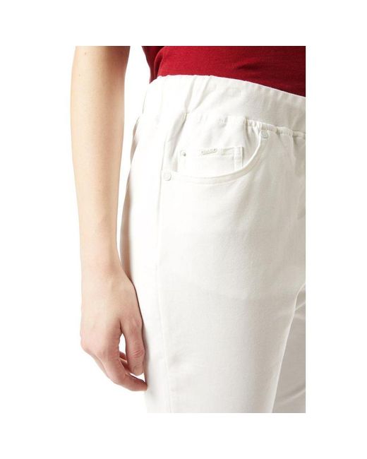 Gas Red Cotton Casual Pants