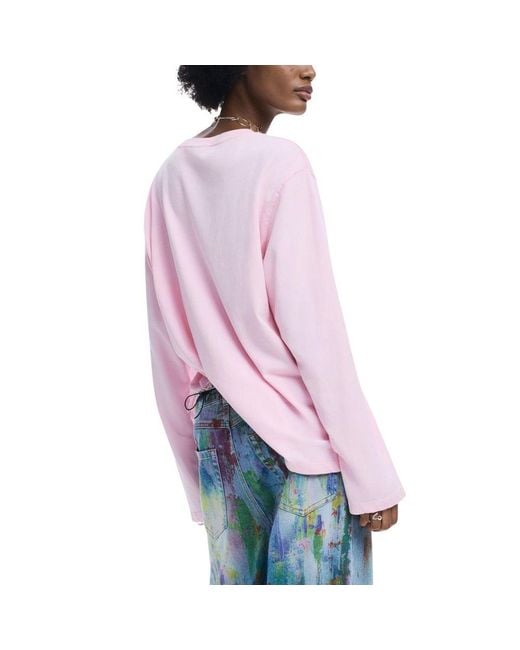 Desigual Multicolor Cotton Long Sleeve T-Shirt