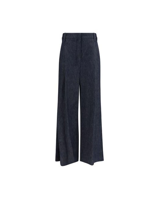 Brunello Cucinelli Blue Cotton Jeans Denim