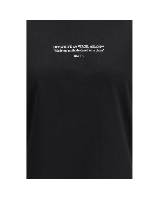 Off-White c/o Virgil Abloh Black Cotton T-Shirt