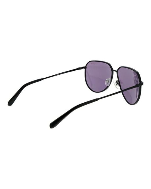 Guess Purple Metal Sunglasses for men