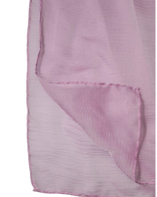 Dolce & Gabbana Pink Silk Rectangle Wrap Shawl Scarf