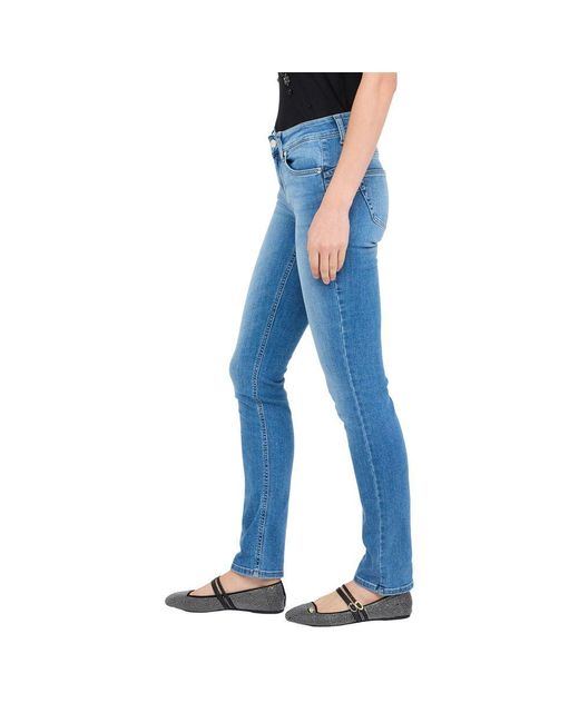 Liu Jo Light Blue Cotton Skinny Jeans