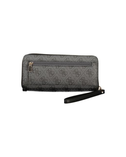 Guess Gray Nero Poliuretano Donna Wallet