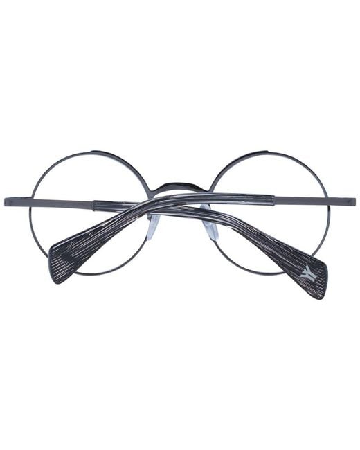 Yohji Yamamoto Metallic Gray Metal Glasses (frames)