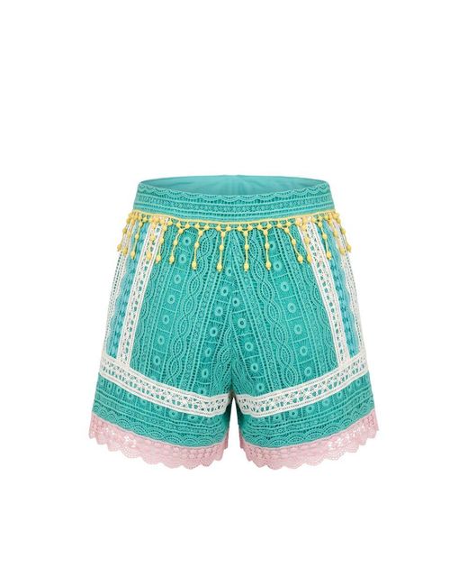Trussardi Green Cotton Shorts