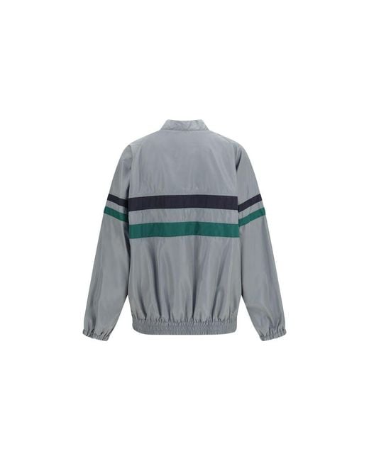 Miu Miu Gray Polyester Shell Jacket
