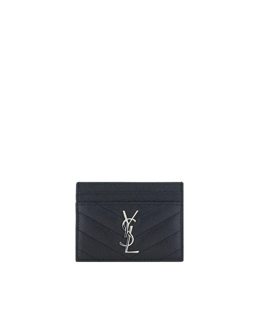Saint Laurent Blue Card Holder